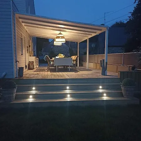 Lodge Avec Vue Sur La Riviere Lannion Exterior foto